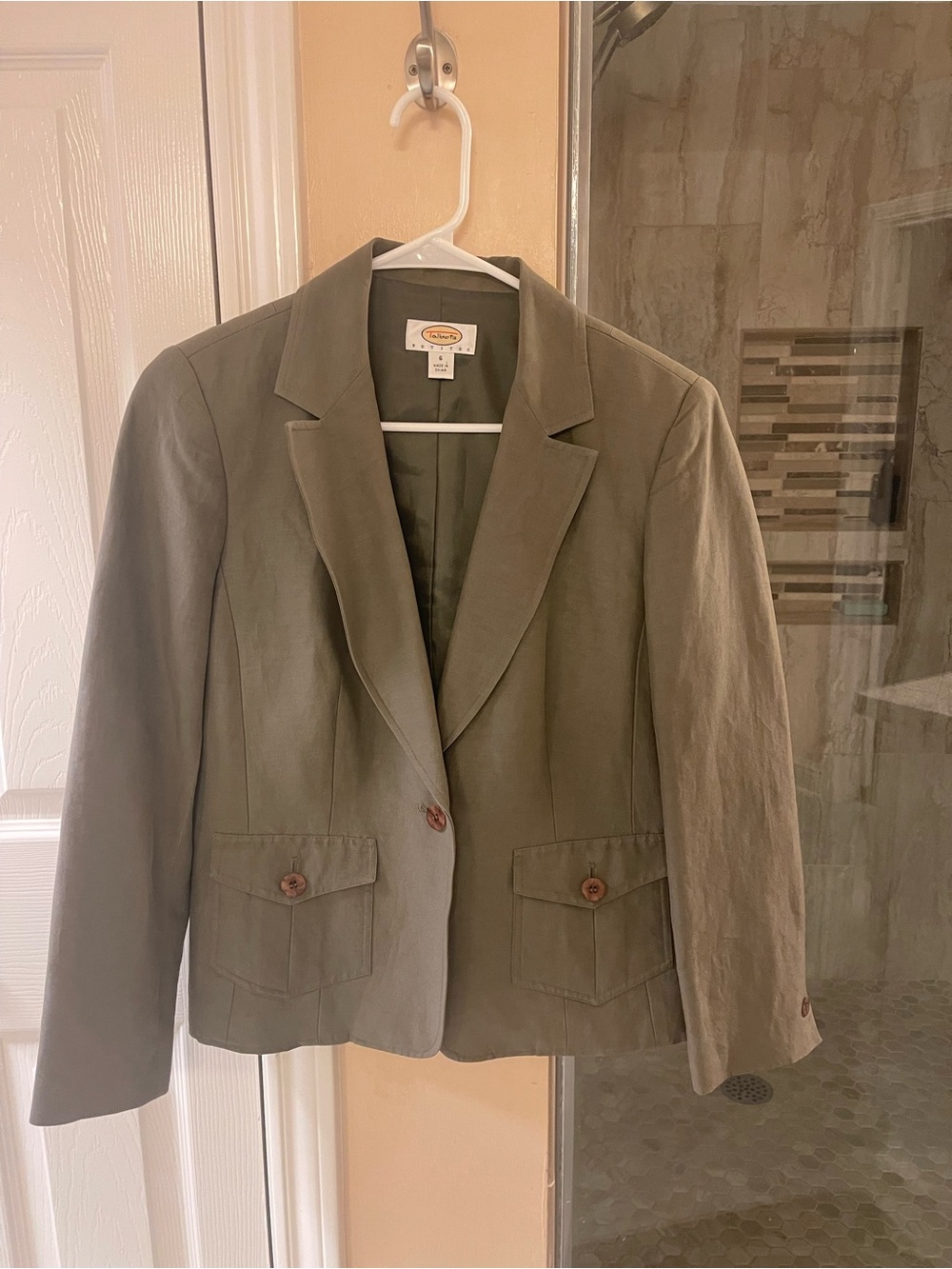 Talbots Olive Green Women's Blazer Jacket